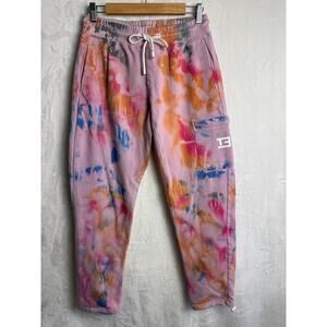 The Edition brand women tie dye pink sweatpants Small